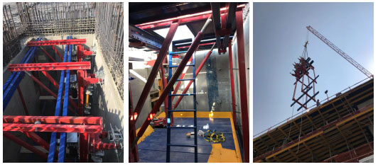Self-climbing Formwork System for a High-rise Building in Dubai